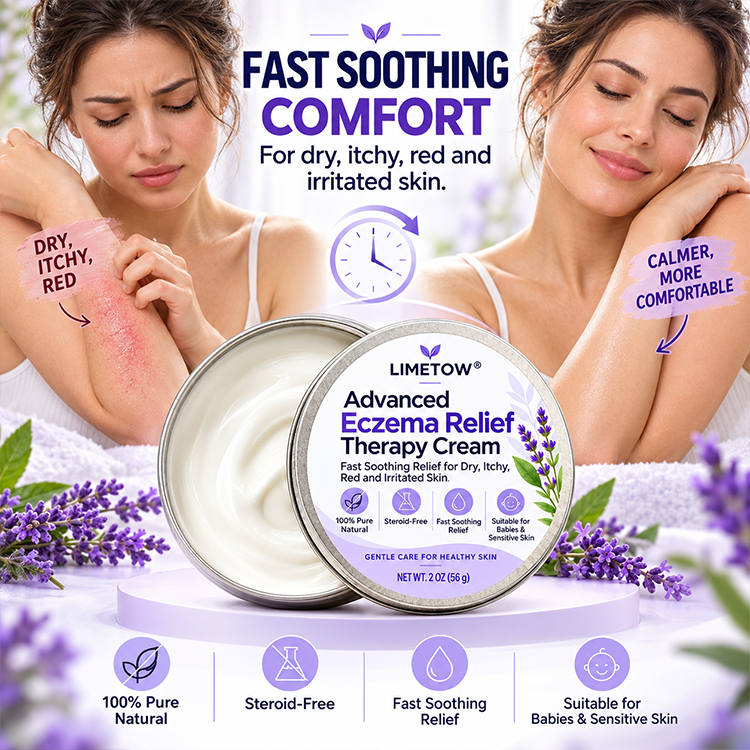 LIMETOW® Advanced Eczema Relief Therapy Cream! Powerful Eczema