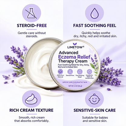 LIMETOW® Advanced Eczema Relief Therapy Cream! Powerful Eczema
