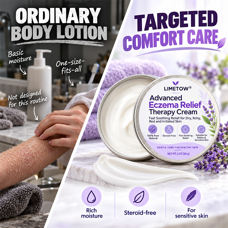 LIMETOW® Advanced Eczema Relief Therapy Cream! Powerful Eczema