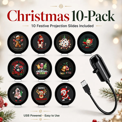 🎄👻 58,000+ Sold 🔥 Plug & Play HD Holiday Projector for Christmas & Halloween Decor