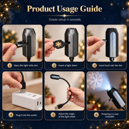 🎄👻 58,000+ Sold 🔥 Plug & Play HD Holiday Projector for Christmas & Halloween Decor