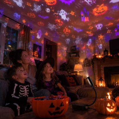 🎄👻 58,000+ Sold 🔥 Plug & Play HD Holiday Projector for Christmas & Halloween Decor