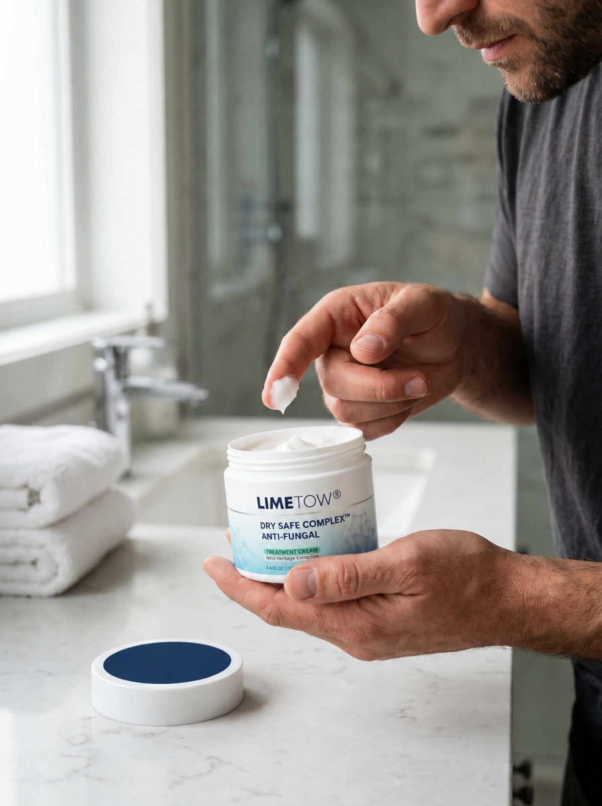 LIMETOW® Anti-Fungal Jock Cream