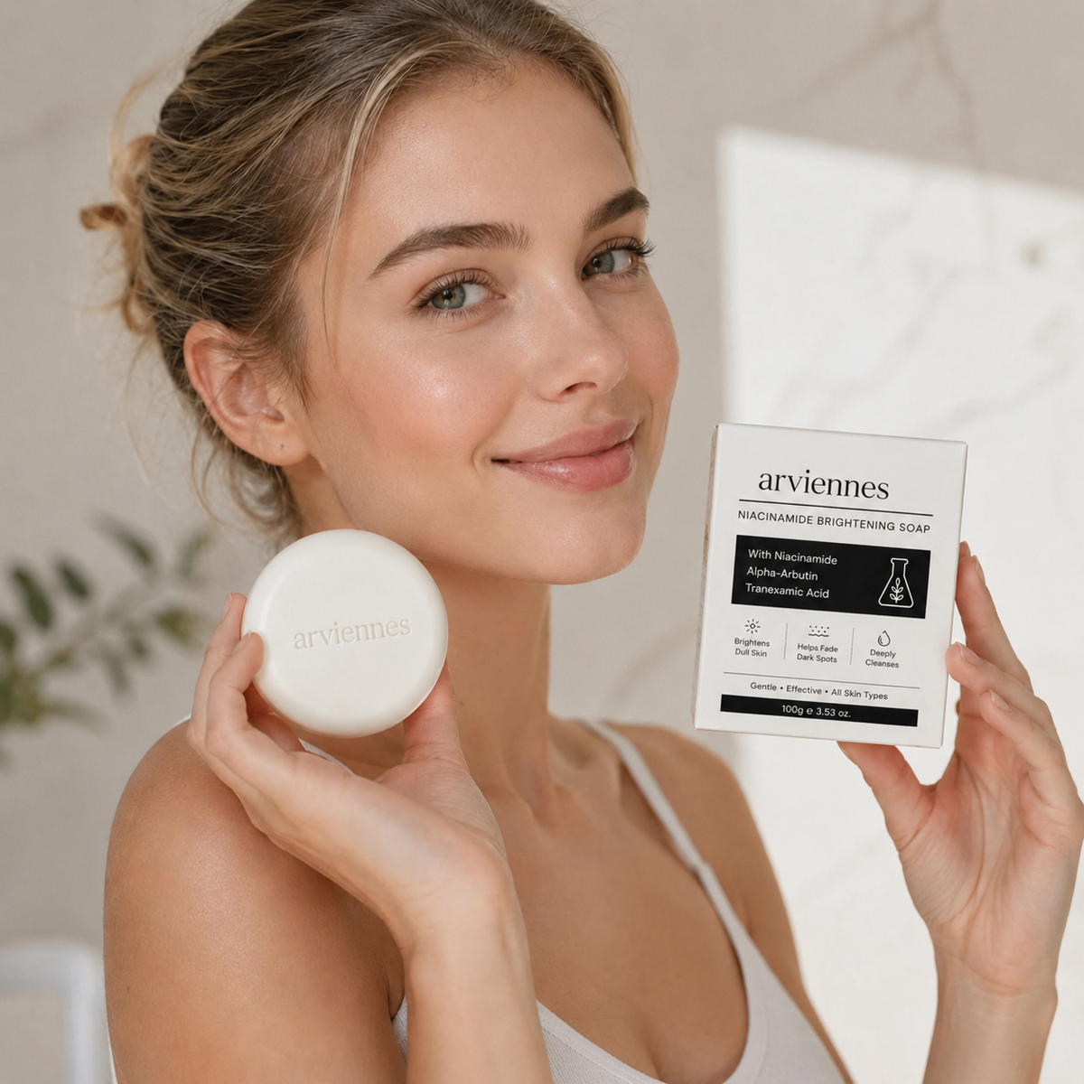 ✨ Niacinamide Skin Soap – Brightens, Fades Spots & Freckles