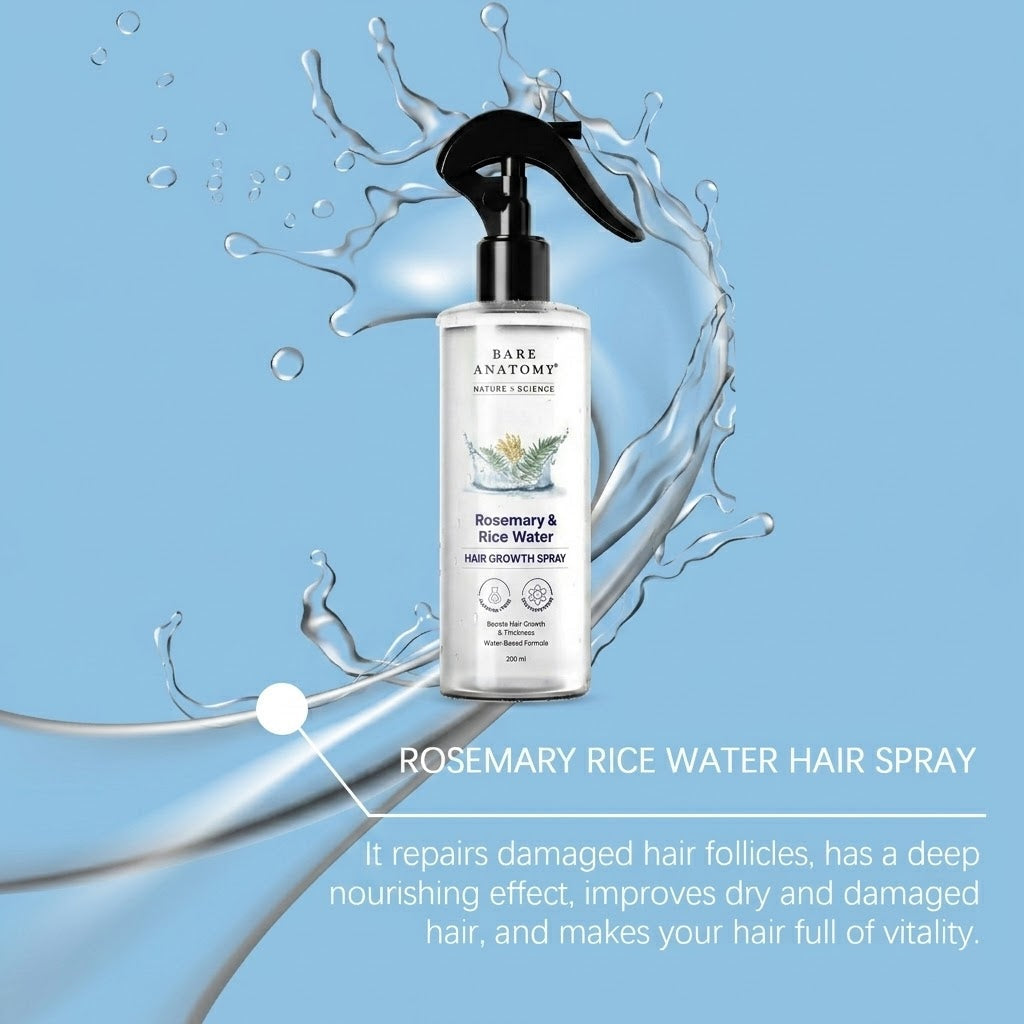Rosemary & Rice Water Hair Growth Spray