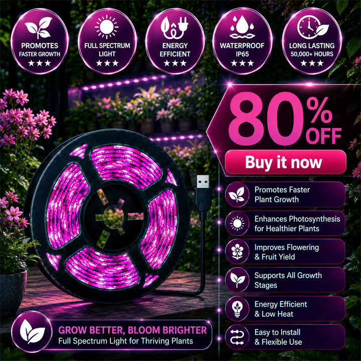 LIMETOW® Full Spectrum Waterproof LED Plant Growth Light