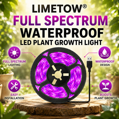 LIMETOW® Full Spectrum Waterproof LED Plant Growth Light