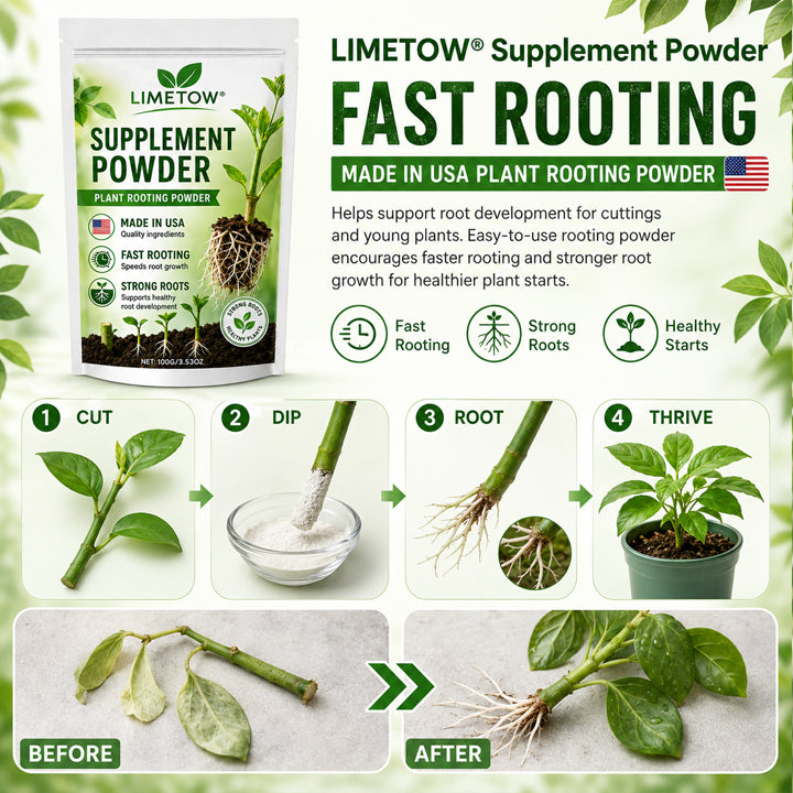 Official US Store  LIMETOW®  Supplement Powder for Rapid Root Growth and Strong Seedlings
