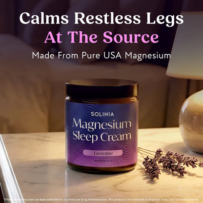 Calm Restless Legs So You Can Sleep 🔥 Magnesium Sleep Cream